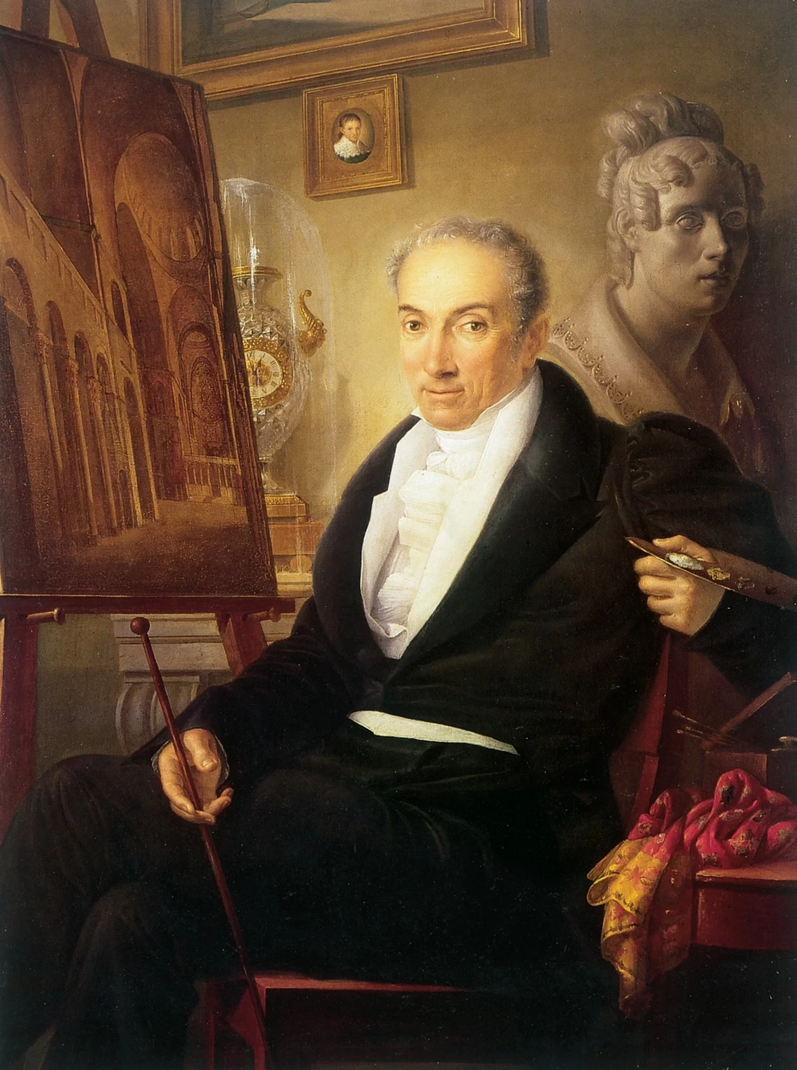 Ritratto di Giuseppe Borsato, di Odorico Politi - Venezia, Fondazione Musei civici, Galleria d'arte moderna di Ca' Pesaro